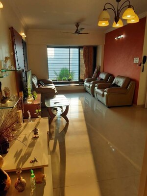 Living Room in 3 BHK Apartment at Chandak Boulevard 15, Malad East – for Sale