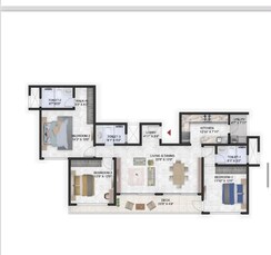 3 BHK Apartment For Sale in Prestige Park Grove