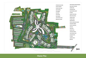 Master Plan in 3 BHK Apartment at Prestige Park Grove, Whitefield – for Sale