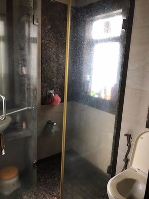 Bathroom in 3 BHK Apartment at Dev Shakti, Santacruz West – for Rent