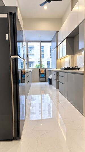 Kitchen in 3 BHK Apartment at Nav Bahar, Khar West – for Rent
