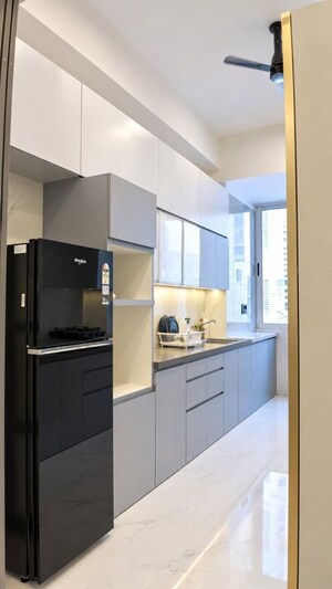 Kitchen in 3 BHK Apartment at Nav Bahar, Khar West – for Rent
