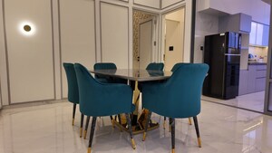 Dining area in 3 BHK Apartment at Nav Bahar, Khar West – for Rent