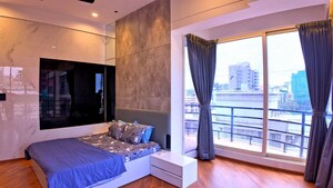 Master Bedroom in 3 BHK Apartment at Nav Bahar, Khar West – for Rent