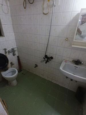 Bathroom in 3 BHK Apartment at Lokhandwala Whispering Palms, Kandivali East – for Rent