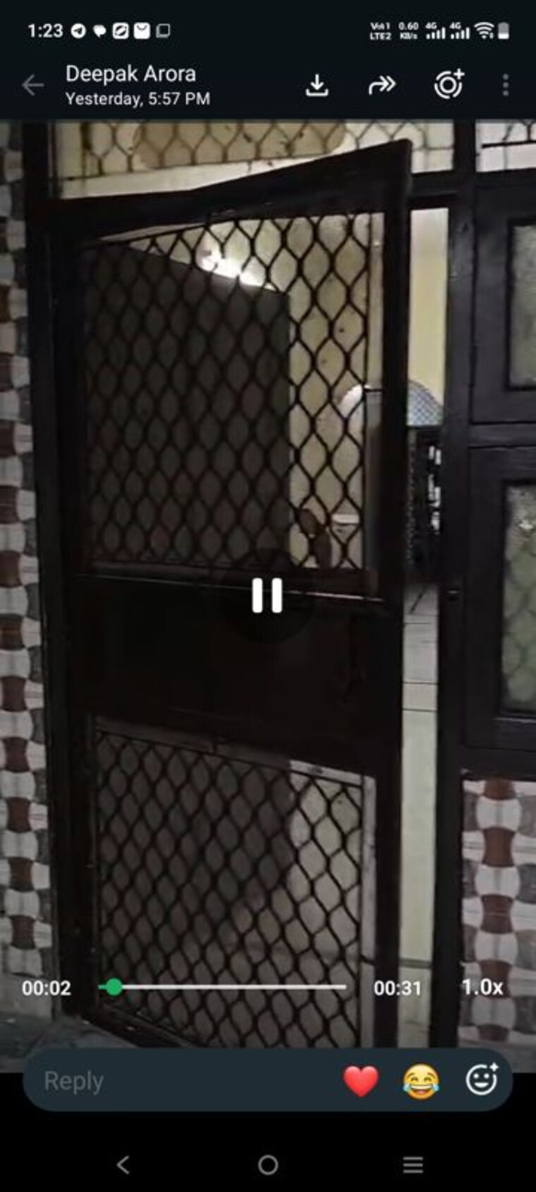 Balcony, moti nagar 1 Bedroom 570 Sq.Ft. Builder Floor In Moti Nagar Delhi 10694956