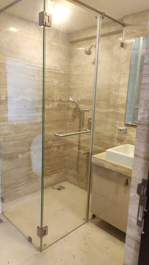 Bathroom in 3 BHK Apartment at S Raheja Sapphire, Santacruz West – for Rent