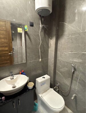 Bathroom in 2 BHK Builder Floor at Ramesh Nagar – for Rent
