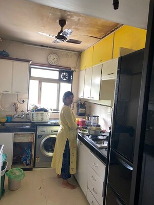 Kitchen in 5 BHK Apartment at Nibbana Apartments, Bandra West – for Sale
