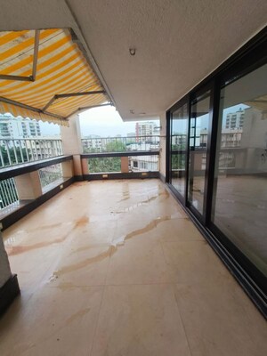 Balcony in 5 BHK Apartment at Nibbana Apartments, Bandra West – for Sale