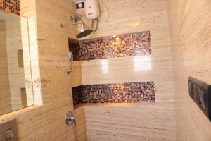 Attached Bathroom in 5 BHK Apartment at Nibbana Apartments, Bandra West – for Sale