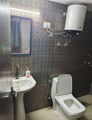 Bathroom in 2 BHK Builder Floor at Subhash Nagar – for Rent