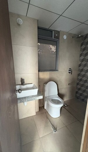 Bathroom in 2 BHK Apartment at Kalpataru Immensa, Kolshet Road – for Rent