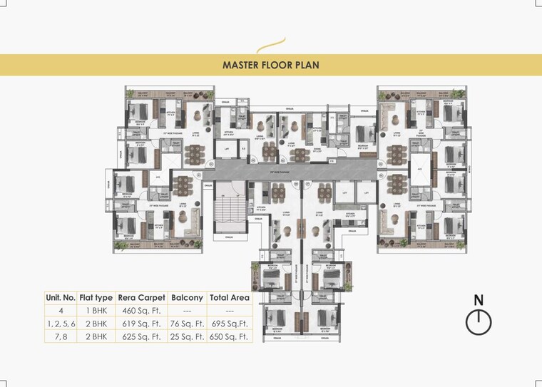 Master Plan, parsn-nehru-nagar-shiv-vaibhav-chs 2 Bedroom 650 Sq.Ft. Apartment In Kurla Mumbai 10694965