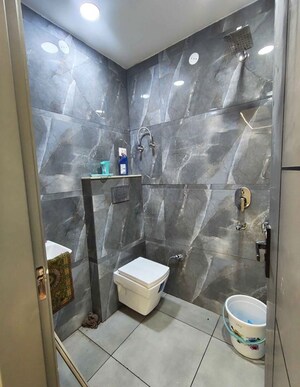 Bathroom in 3 BHK Builder Floor at Tagore Garden – for Rent