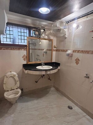 Bathroom in 2 BHK Builder Floor at Lajpat Nagar ii – for Rent