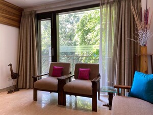 Living Room in 3 BHK Builder Floor at Vasant Vihar – for Sale