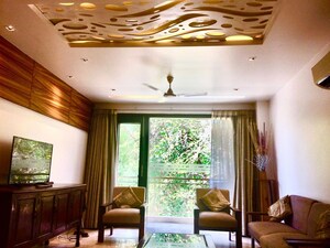 Living Room in 3 BHK Builder Floor at Vasant Vihar – for Sale