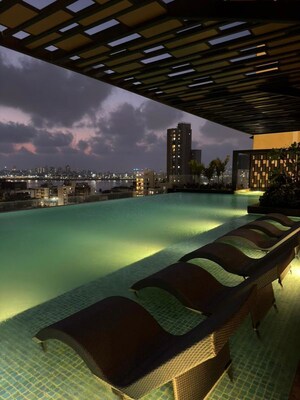 Swimming Pool in 3 BHK Apartment at Prescon Midtown Bay, Mahim West – for Sale