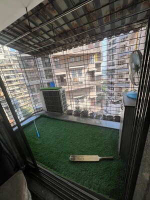 Balcony in 2 BHK Apartment at M.K Morya Heights, Kharghar – for Rent