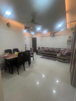 Living Room in 2 BHK Apartment at M.K Morya Heights, Kharghar – for Rent