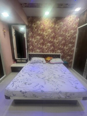 Bedroom in 2 BHK Apartment at M.K Morya Heights, Kharghar – for Rent