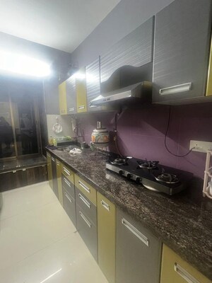 Kitchen in 2 BHK Apartment at M.K Morya Heights, Kharghar – for Rent