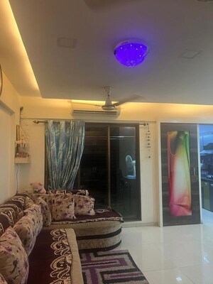 Living Room in 2 BHK Apartment at M.K Morya Heights, Kharghar – for Rent