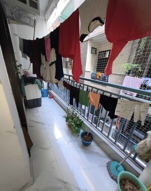 Balcony in 3 BHK Builder Floor at Rajouri Garden – for Rent