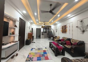 Living Room in 3 BHK Builder Floor at Rajouri Garden – for Rent