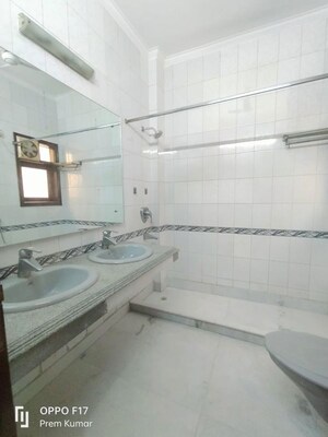 Bathroom in 4 BHK Builder Floor at Greater Kailash I – for Rent