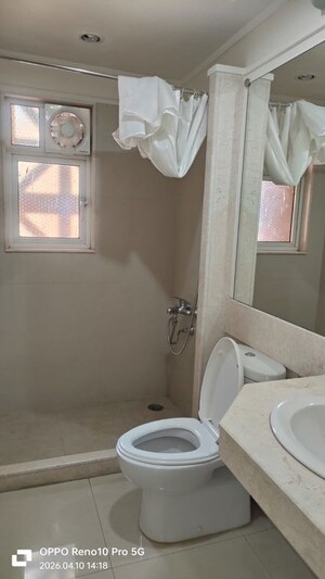 Bathroom in 3 BHK Apartment at Hiranandani Heritage Tower, Powai – for Rent