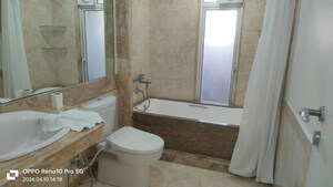 Bathroom in 3 BHK Apartment at Hiranandani Heritage Tower, Powai – for Rent