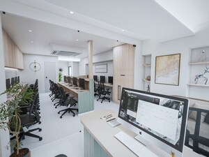 Team Area in  Office Space at Shyamal – for Rent