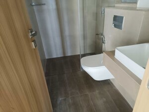 Bathroom in 3 BHK Apartment at Piramal Aranya, Byculla – for Rent