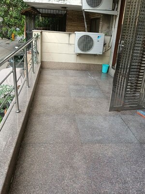 Balcony in 3 BHK Builder Floor at Kailash Hills – for Rent
