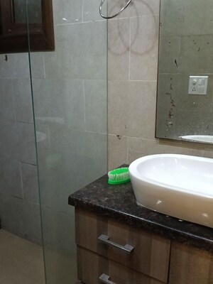 Bathroom in 3 BHK Builder Floor at Kailash Hills – for Rent