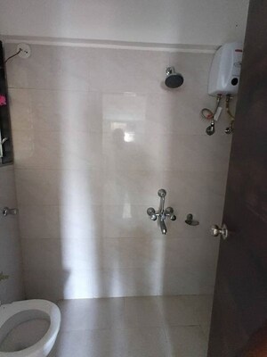 Bathroom in 1 BHK Apartment at DGS Sheetal Tapovan, Malad East – for Rent