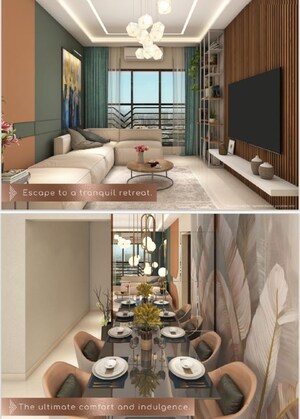 Living Room in 2 BHK Apartment at Pranav Falcon Crest, Malad West – for Sale