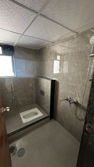 Bathroom in 3 BHK Apartment at Shamraj Trident, Dhankawadi – for Rent