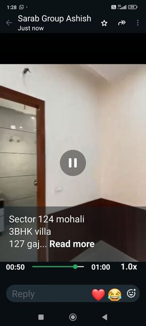 Furnished Amenities in 3 BHK Independent House at Sector 124 – for Sale