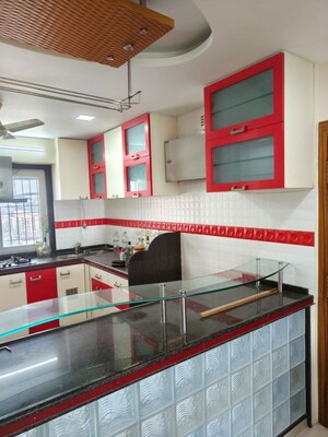 Kitchen in 2 BHK Apartment at Sagar Darshan Towers, Nerul – for Rent