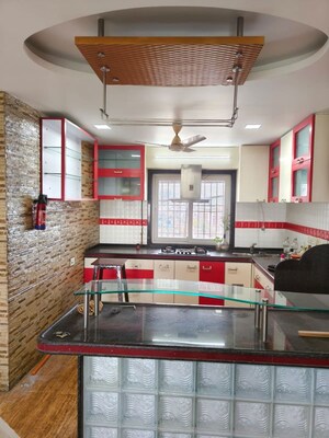 Kitchen in 2 BHK Apartment at Sagar Darshan Towers, Nerul – for Rent