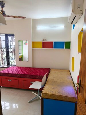 Bedroom in 2 BHK Apartment at Sagar Darshan Towers, Nerul – for Rent