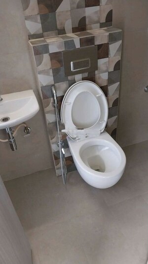 Bathroom in 2 BHK Apartment at Ajmera Aeon, Bhakti Park – for Rent