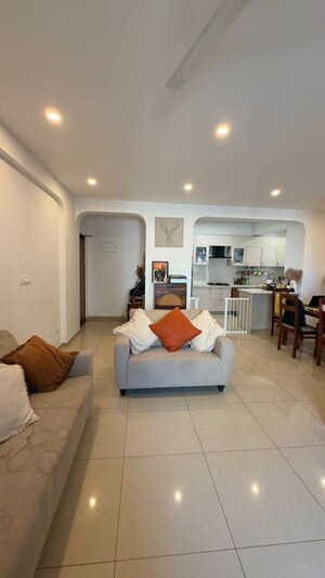 Living Room in 3 BHK Apartment at Goyal Orchid Piccadilly, Thanisandra Main Road – for Rent