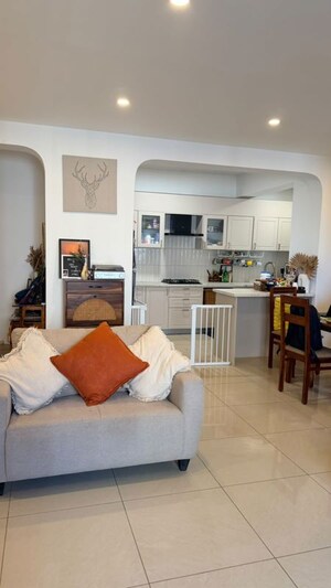 Living Room in 3 BHK Apartment at Goyal Orchid Piccadilly, Thanisandra Main Road – for Rent
