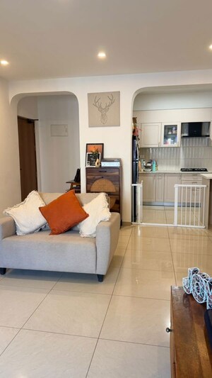 Living Room in 3 BHK Apartment at Goyal Orchid Piccadilly, Thanisandra Main Road – for Rent