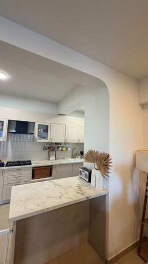 Kitchen in 3 BHK Apartment at Goyal Orchid Piccadilly, Thanisandra Main Road – for Rent