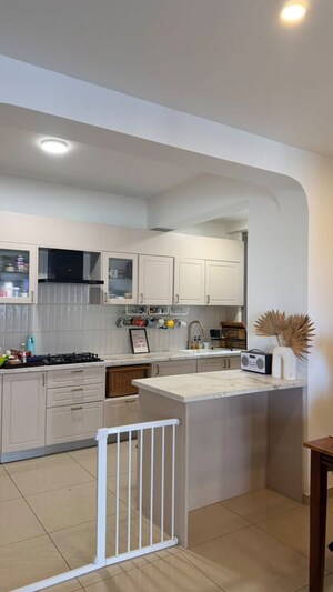 Kitchen in 3 BHK Apartment at Goyal Orchid Piccadilly, Thanisandra Main Road – for Rent